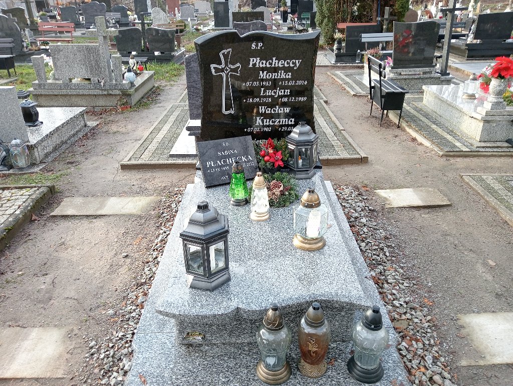 Grób Monika Płachecka