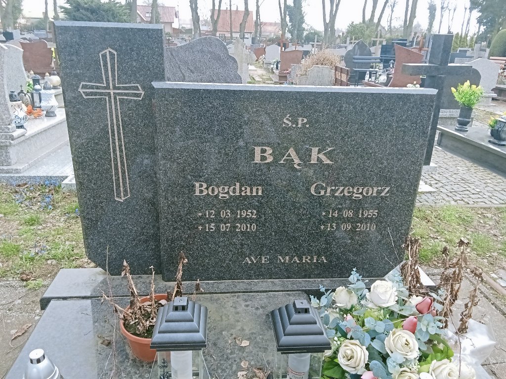Grób Grzegorz Bąk