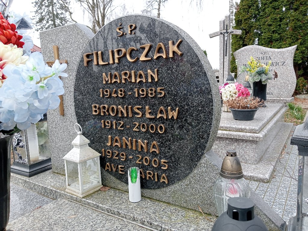 Grób Janina Filipczak