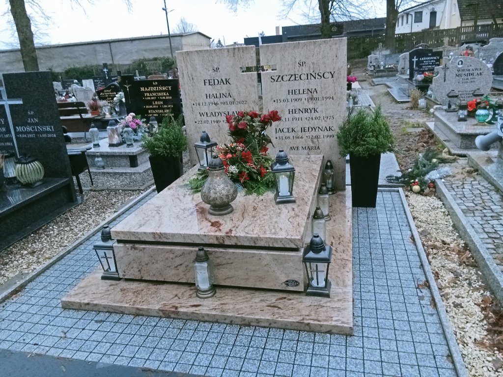 Grób Helena Szczecińska