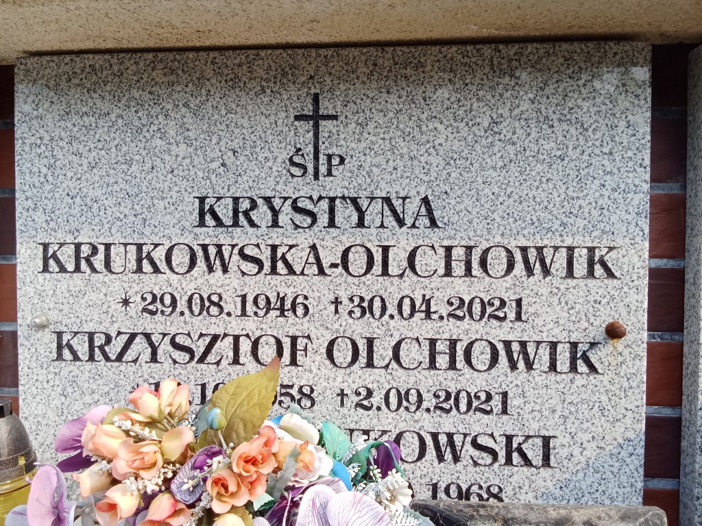 Grób Krystyna Krukowska Olchowik