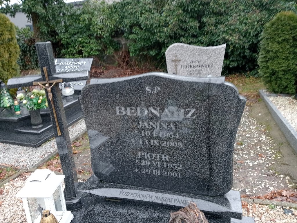 Grób Janina Bednarz
