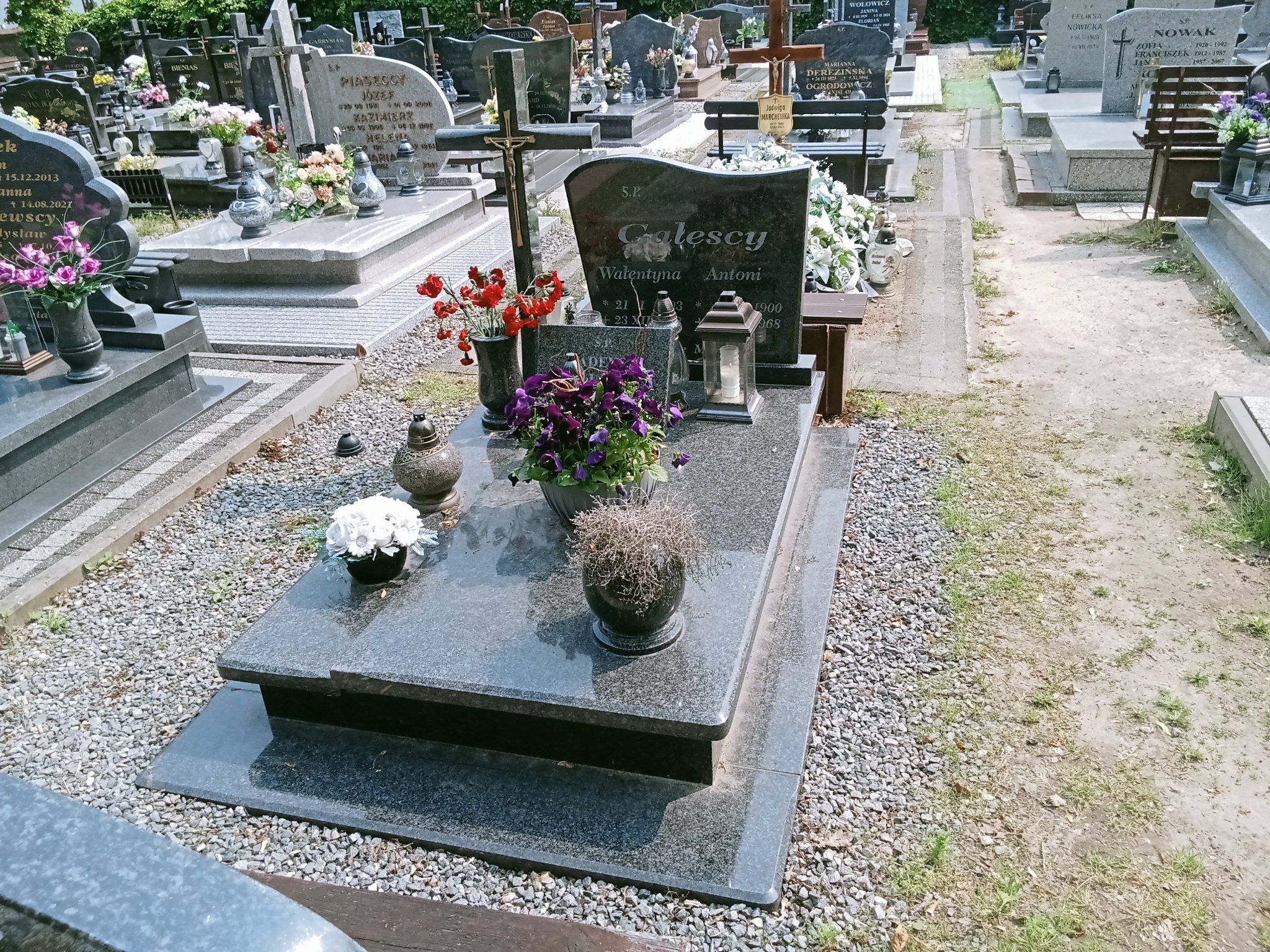 Grób Walentyna Gałęska