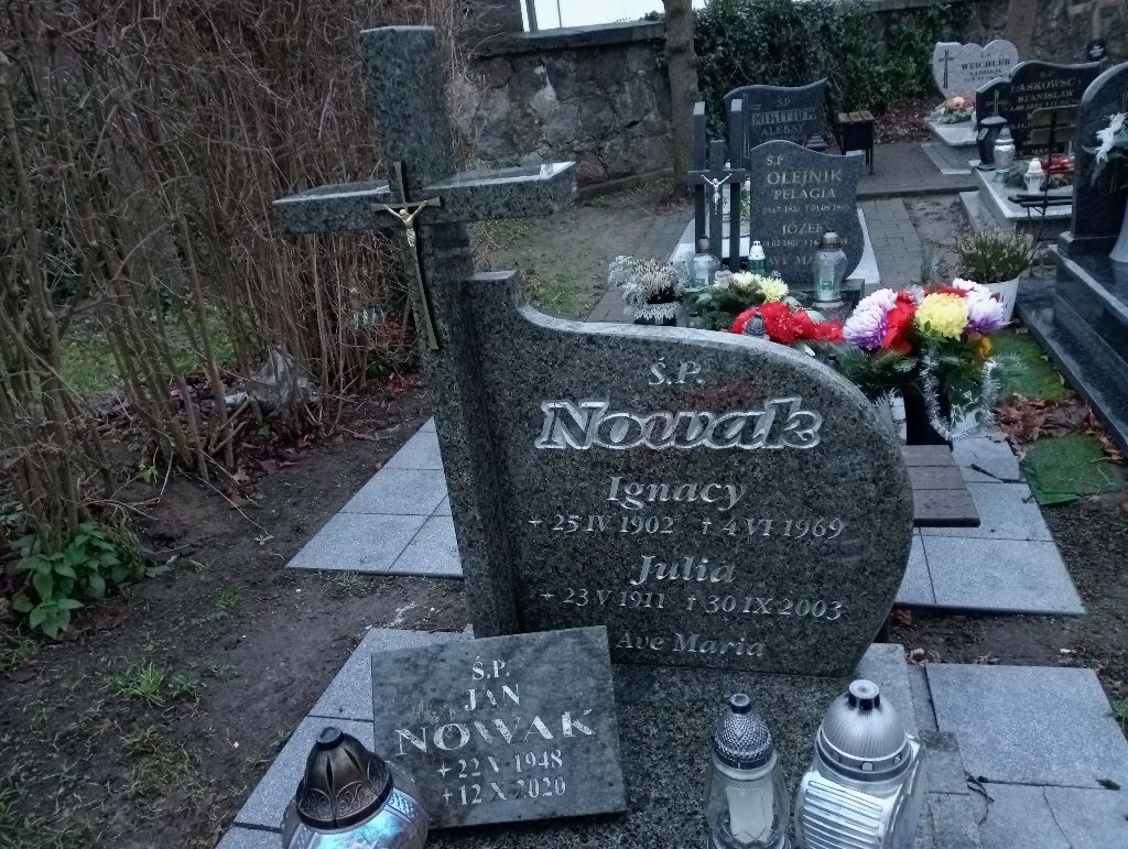 Grób Franciszka Nowak