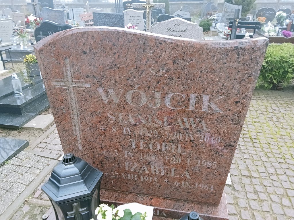 Grób Stanisława Wójcik